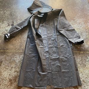 Muji Black Raincoat